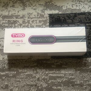 TYMO Pink and Black Hair Straightening Comb